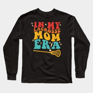 In My Lacrosse Mom Era Retro Long Sleeve T-Shirt